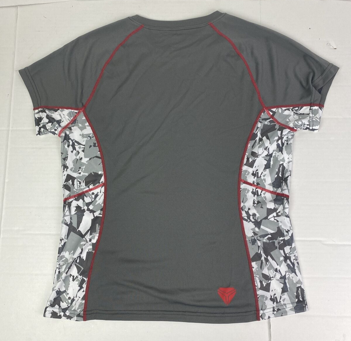 Polaris Slingshot Motorcycle Women’s Shirt Cooling Gray White Red New with Tag