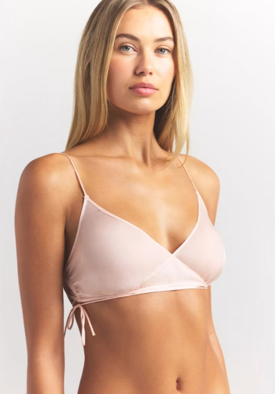 Skims Romance SKIMPY WRAP BRALETTE in Primrose Size Small Brand New with Tags