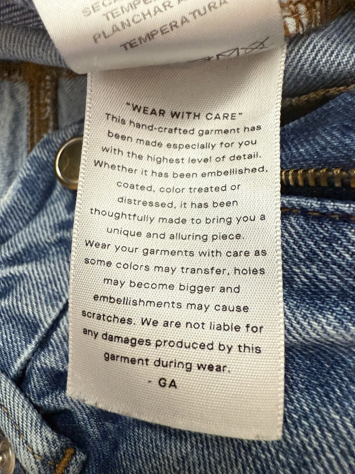 GOOD AMERICAN JEANS 6/28 30×32” Good Ease Indigo Mid Rise Split Hem Wide Leg 90s