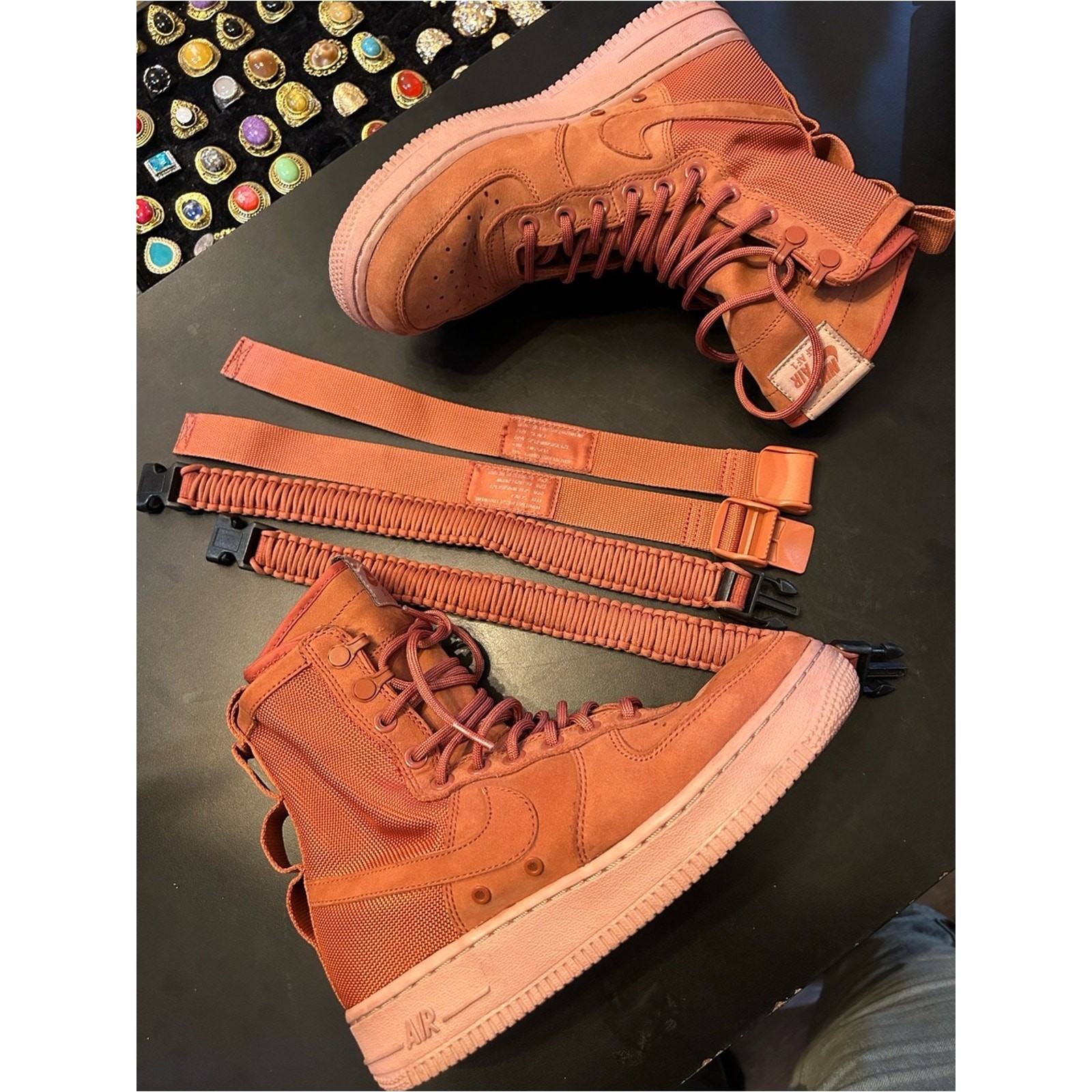 Nike Terracotta High-Top Utility Sneakers