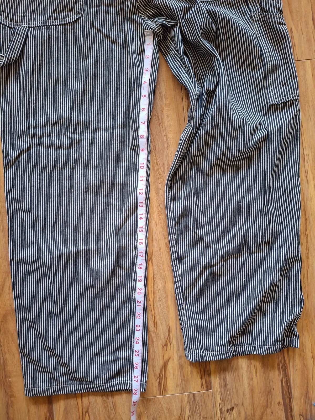 Dickies Hickory Stripe Bib Overalls – Men’s 34×30 – New without tags