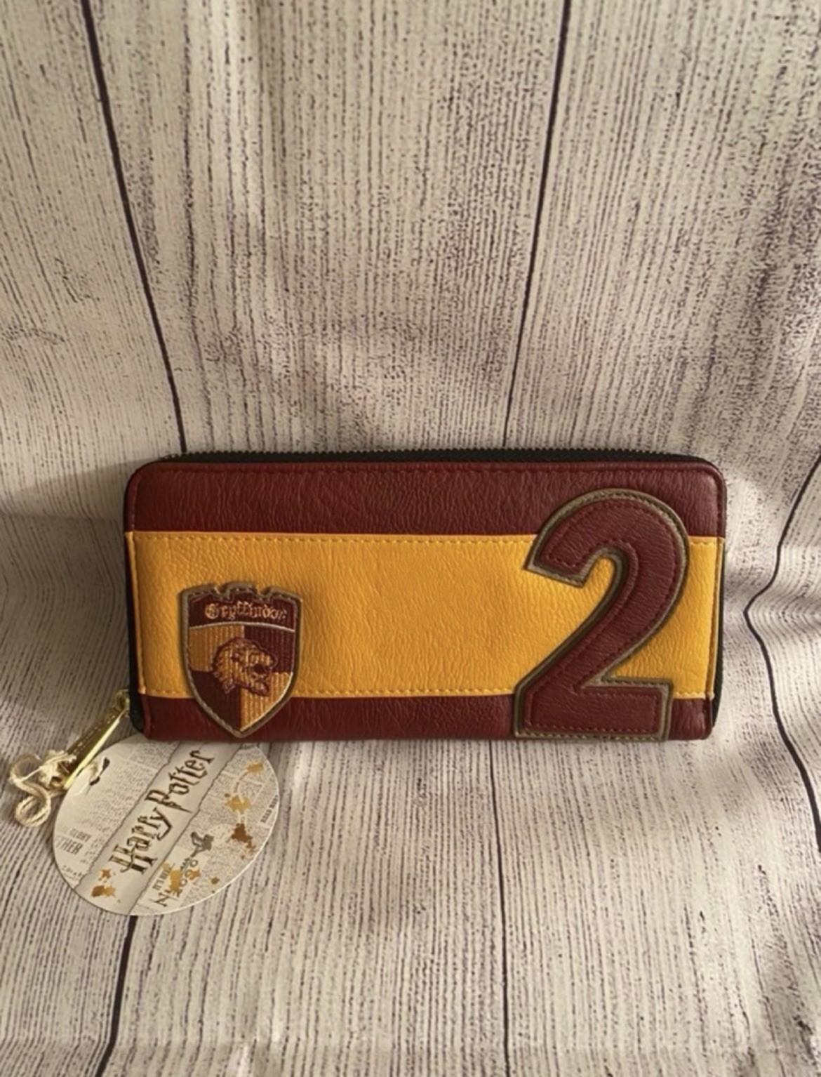 Loungefly Harry Potter Ron Weasley Quidditch backpack/Wallet Set RARE heartLOGO