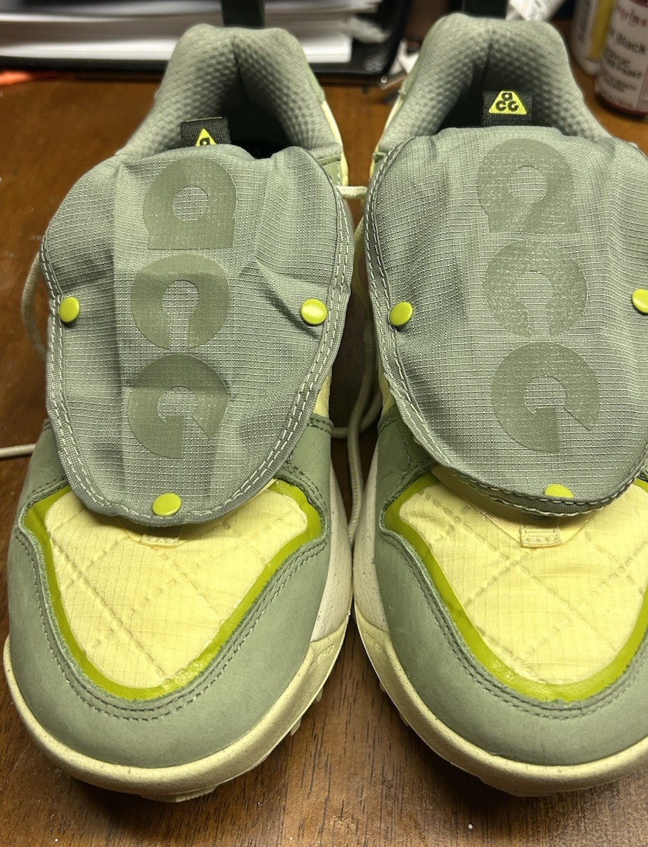 Nike ACG Lowcate Future Movement Oil Green Lemon Chiffon FB9761-300 Size 7M 8.5W