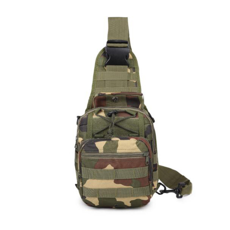 Outdoor Hiking Tactical Sling Backpack Men’s Molle Travel Chest Shoulder Bag