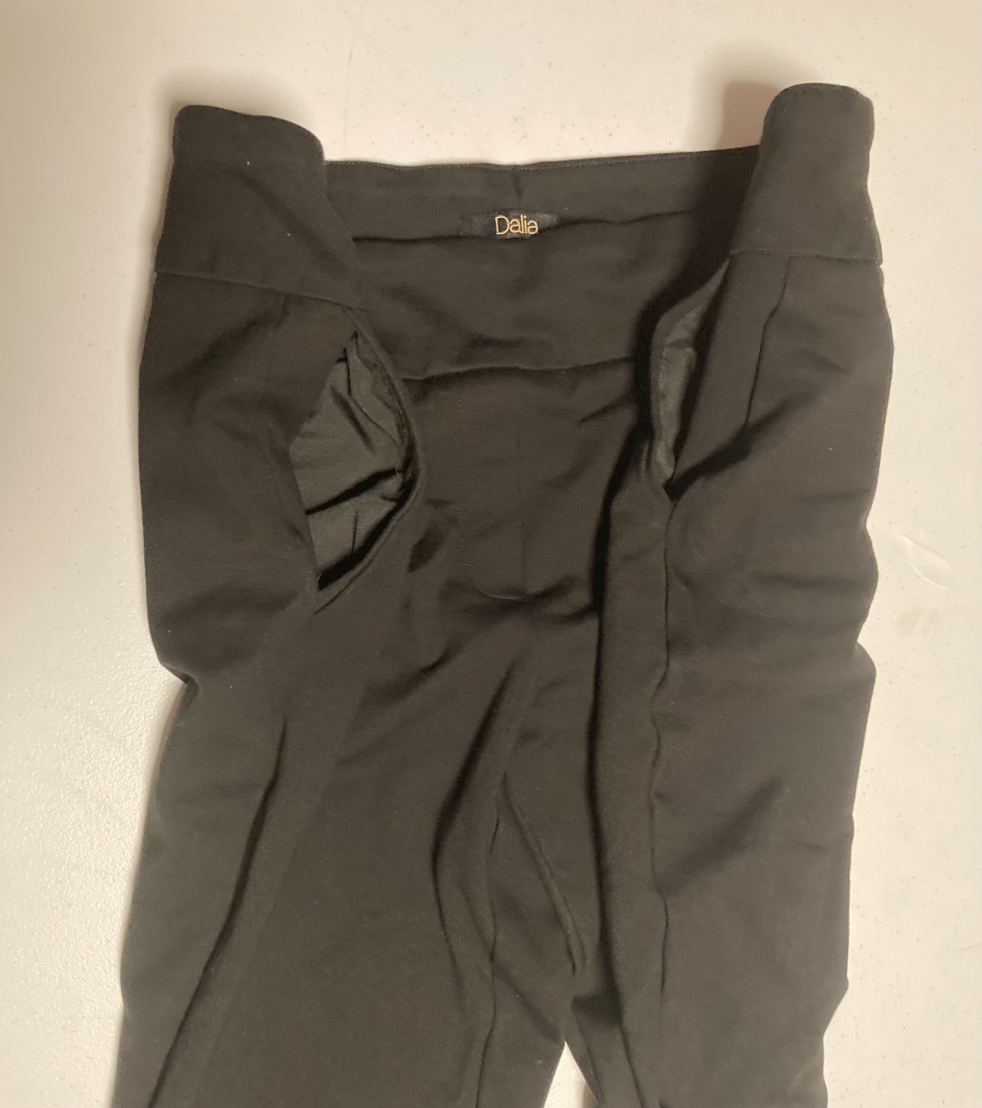 Dalia Women’s Black Stretch Dress Pants – Size XL – Workwear Classic