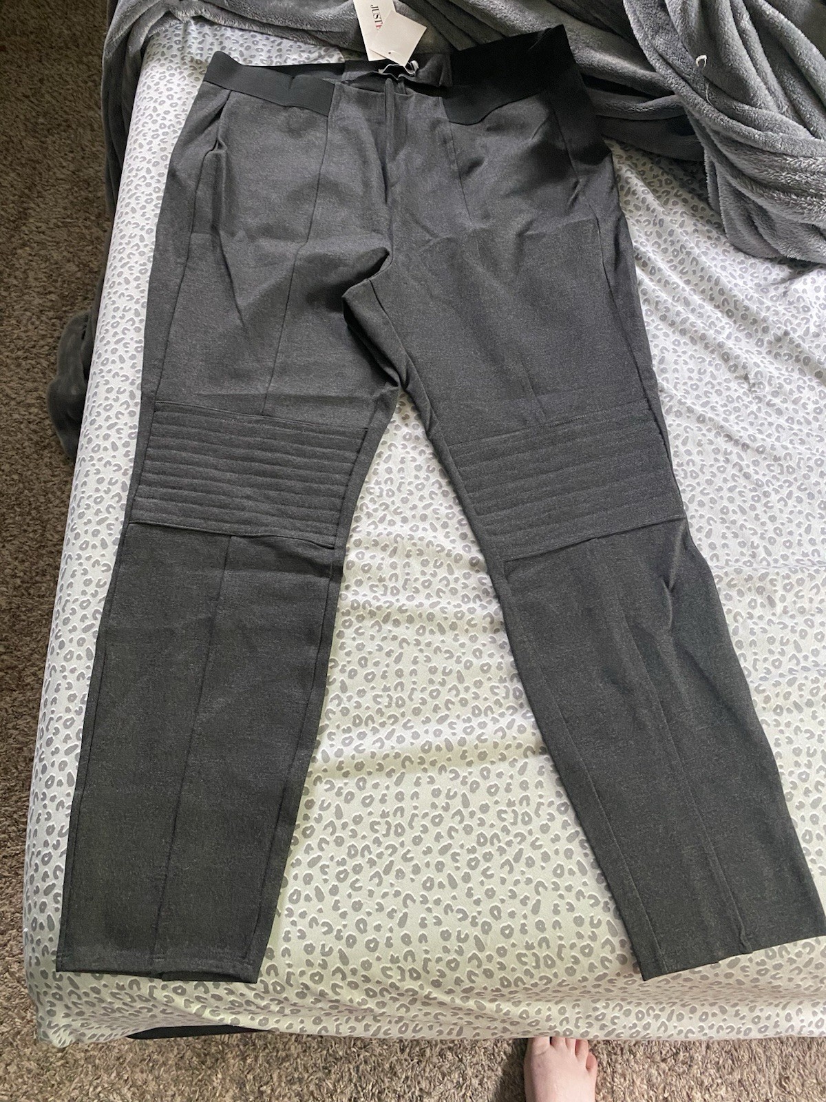 NWT Just Fab High-Waisted Full Length Black Leggings Size 3X