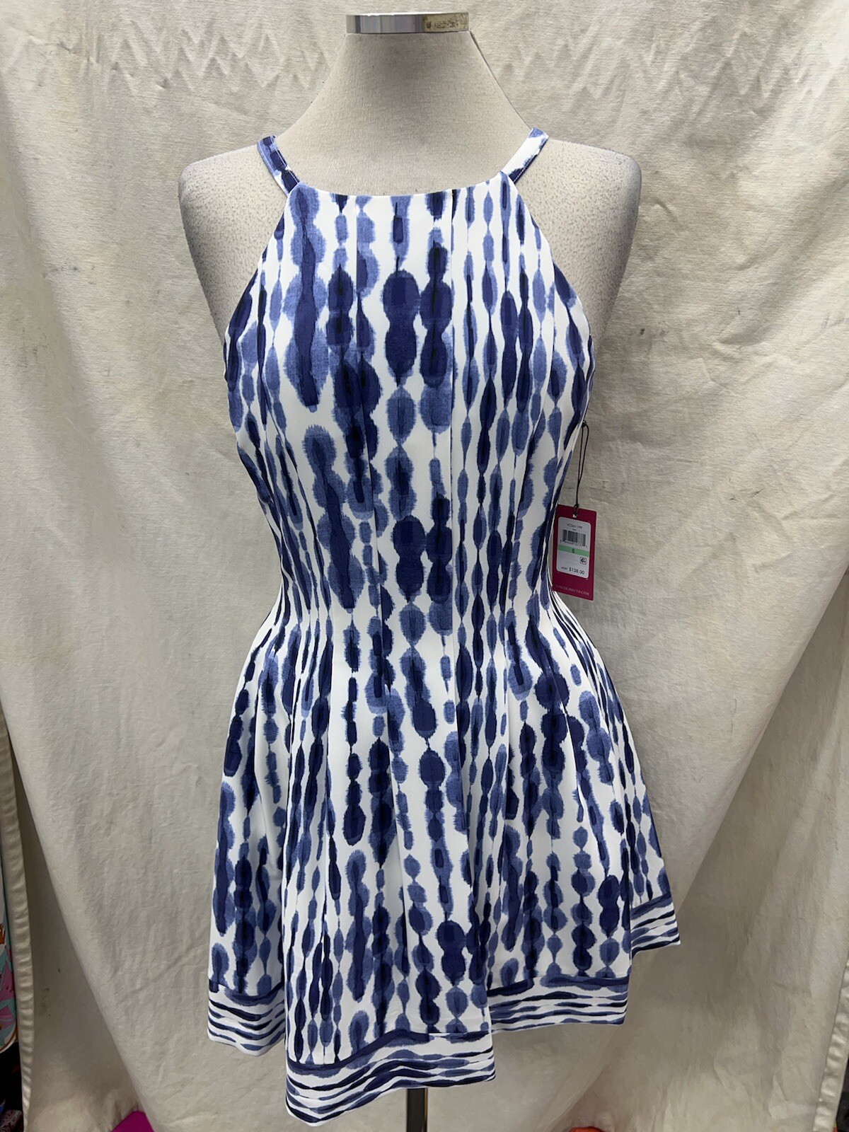 VINCE CAMUTO DRESS/SIZE 14/NEW WITH TAG/RETAIL$149/FIT AND FLARE/