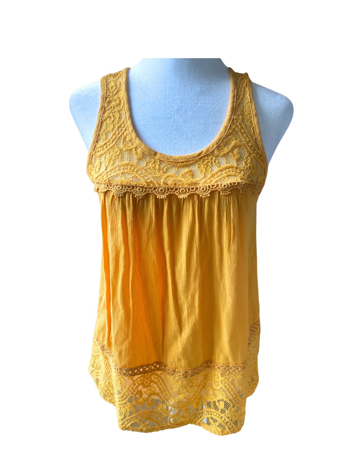 Women’s Size Small Gold Bohemian Festival Tank By Xhilaration
