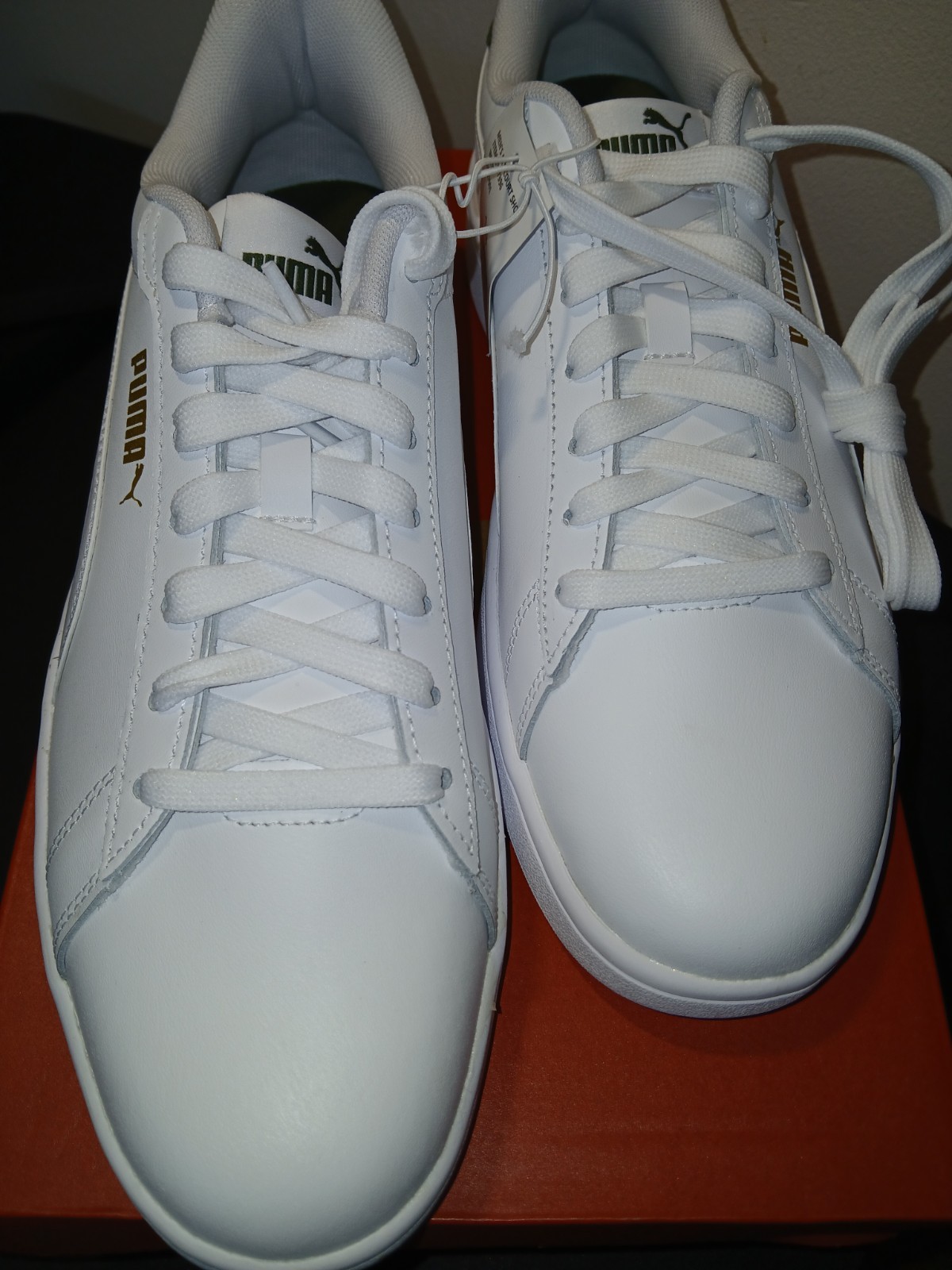 NEW w/BOX! PUMA ACE COURT SNEAKERS ~~ MEN’S SZ US 10/ UK 9 * * FREE SHIPPING
