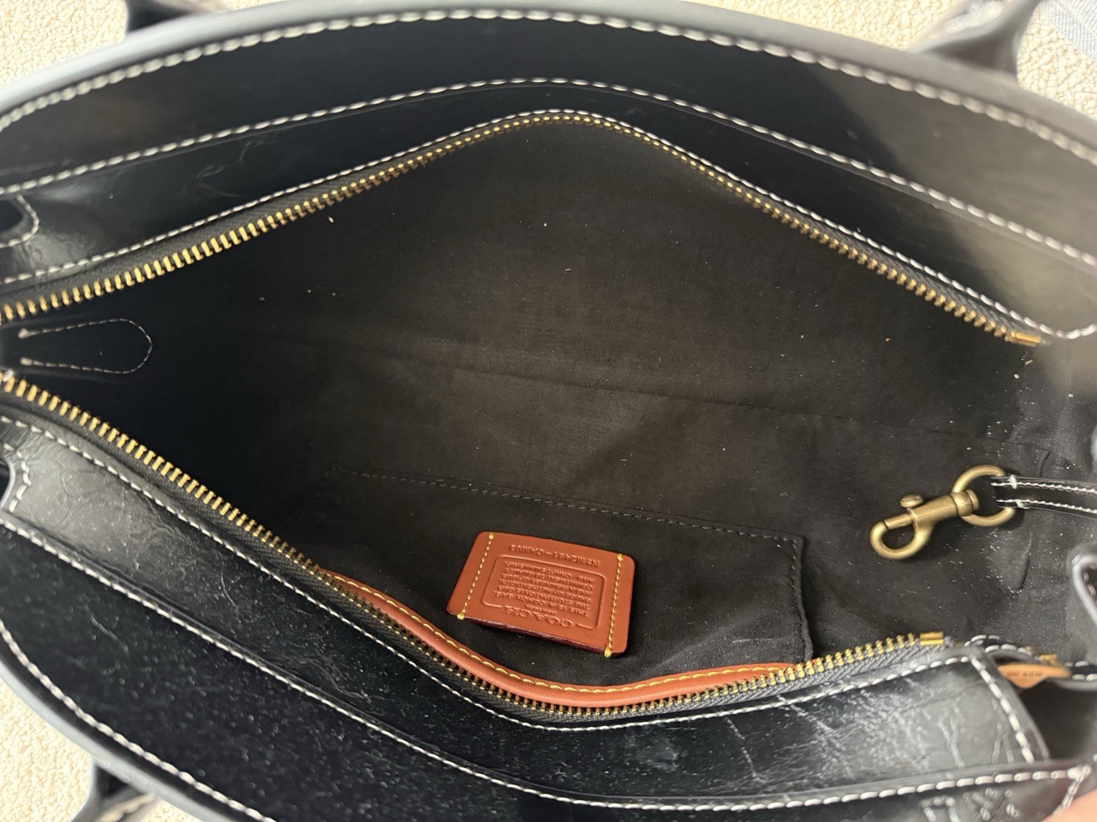 Coach Empire 34 Leather Carryall Bag