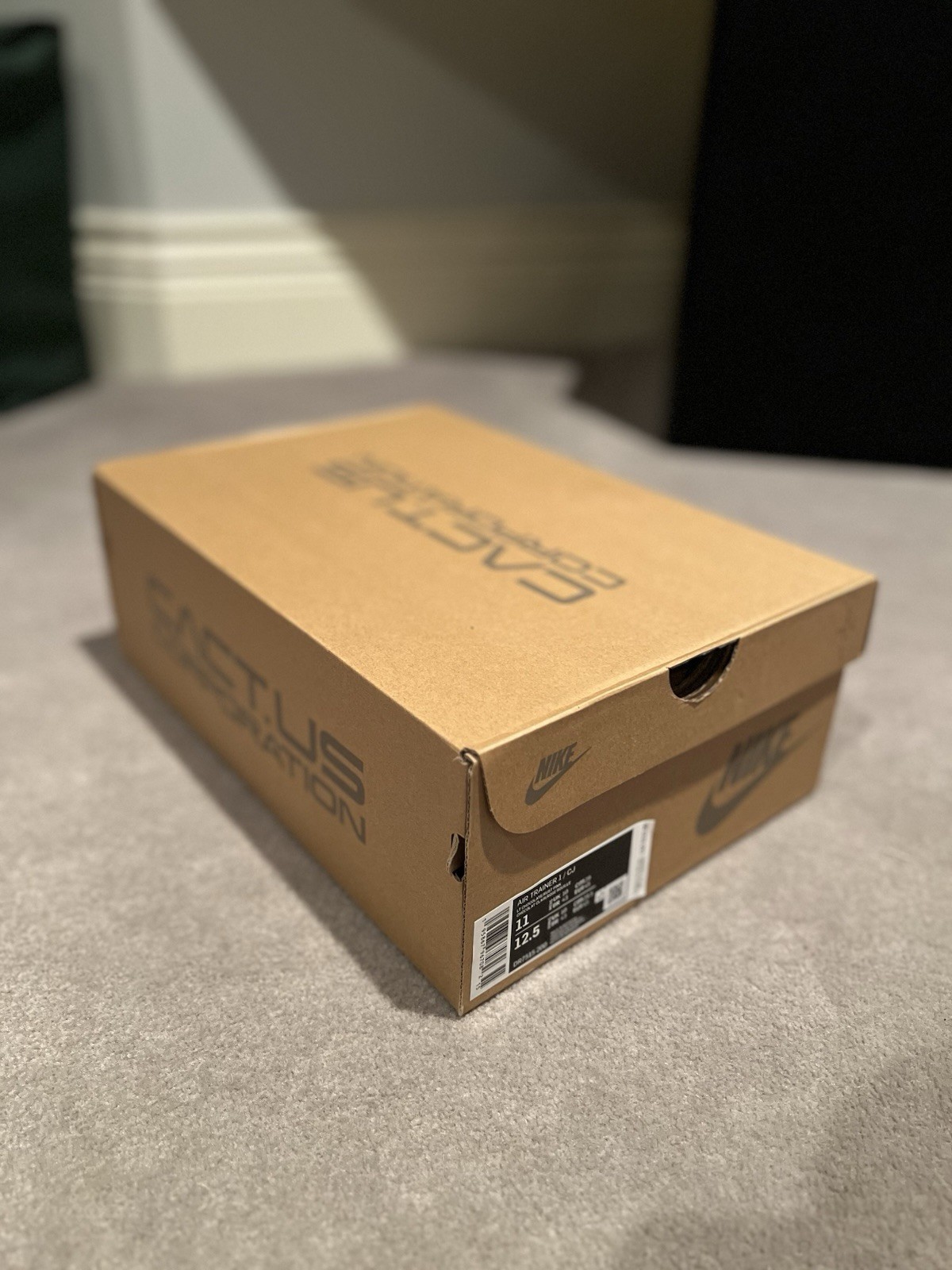Size 11 | Travis Scott x Nike Air Trainer 1 SP Chocolate Wheat | UNDER RETAIL