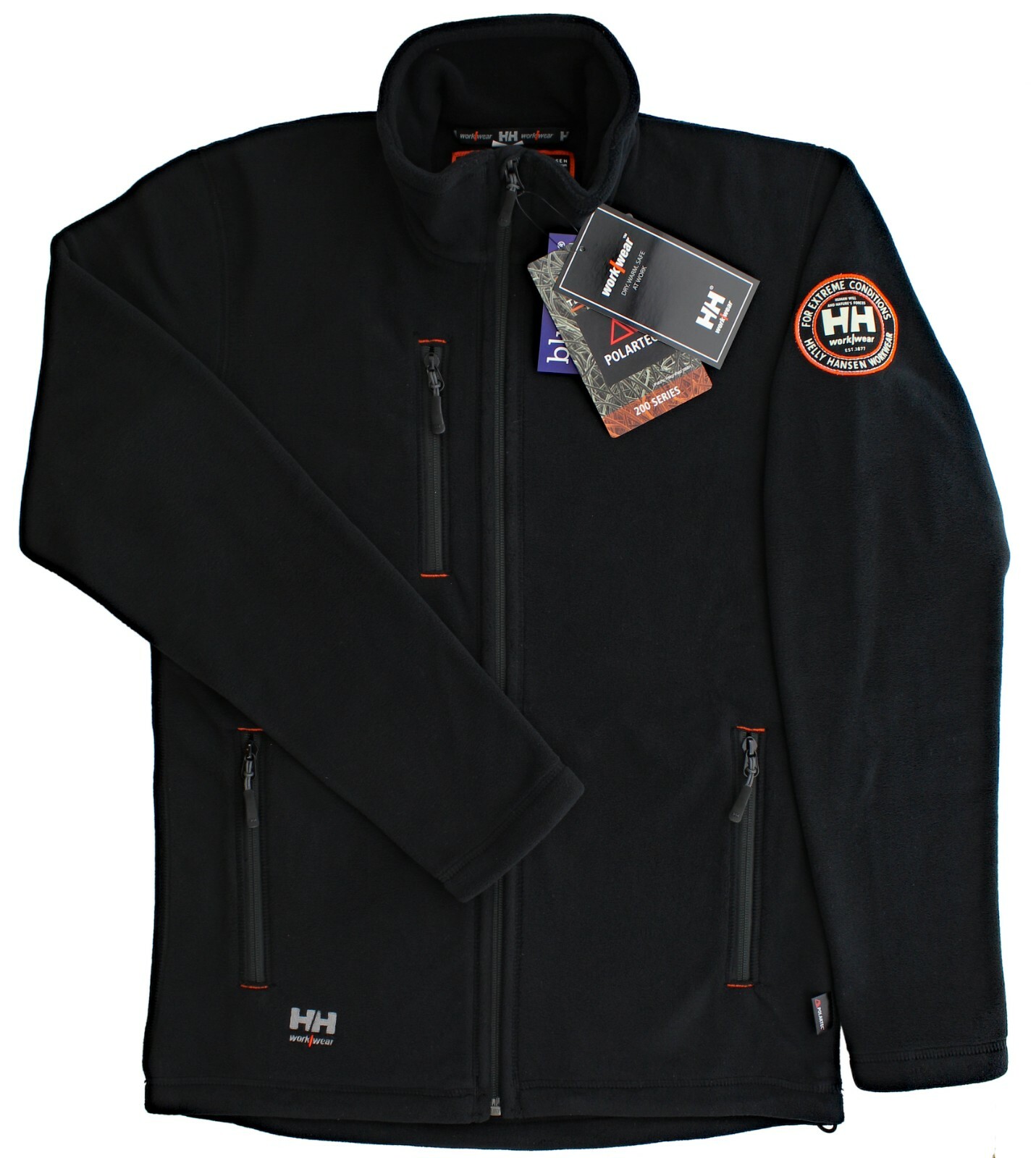 Helly Hansen Jacket Langley Full-Zip Polartec Fleece Workwear Coat