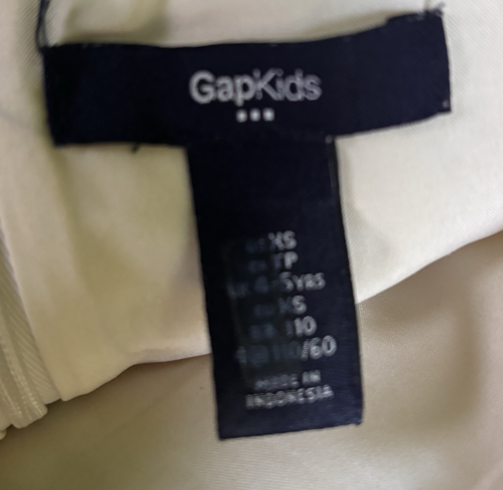 GapKids Fit & Flare Ivory Gold Star Party Dress XS 110 Sleeveless Holiday