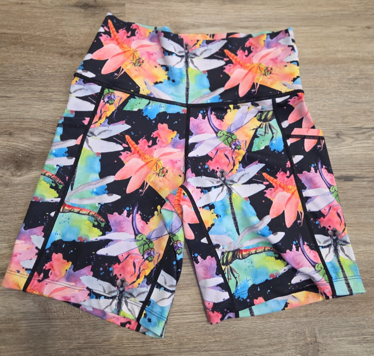 Constantly Varied Gear XS Dragonfly Squats Biker Gym Shorts High Rise Pocket CVG