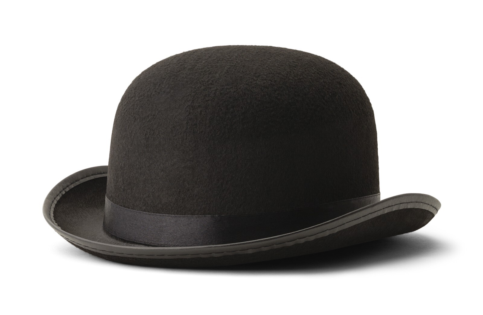 Dress-Up-America Derby Hat – Derby Bowler Hat for Men – Black Bowler Hat Costume