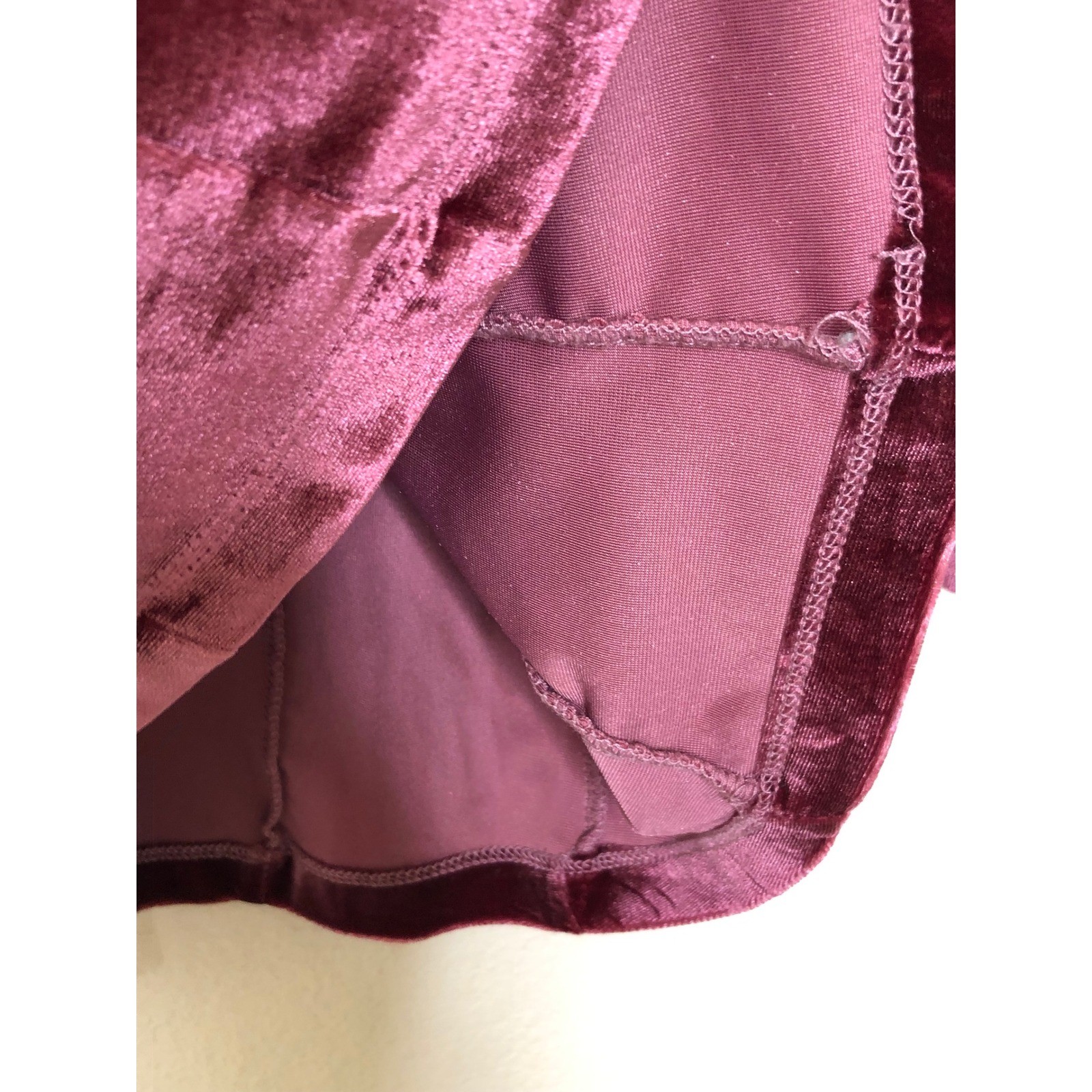 Soft Surroundings Bella Rose Large Velvet Pintuck Long Sleeve Tunic Top Romantic
