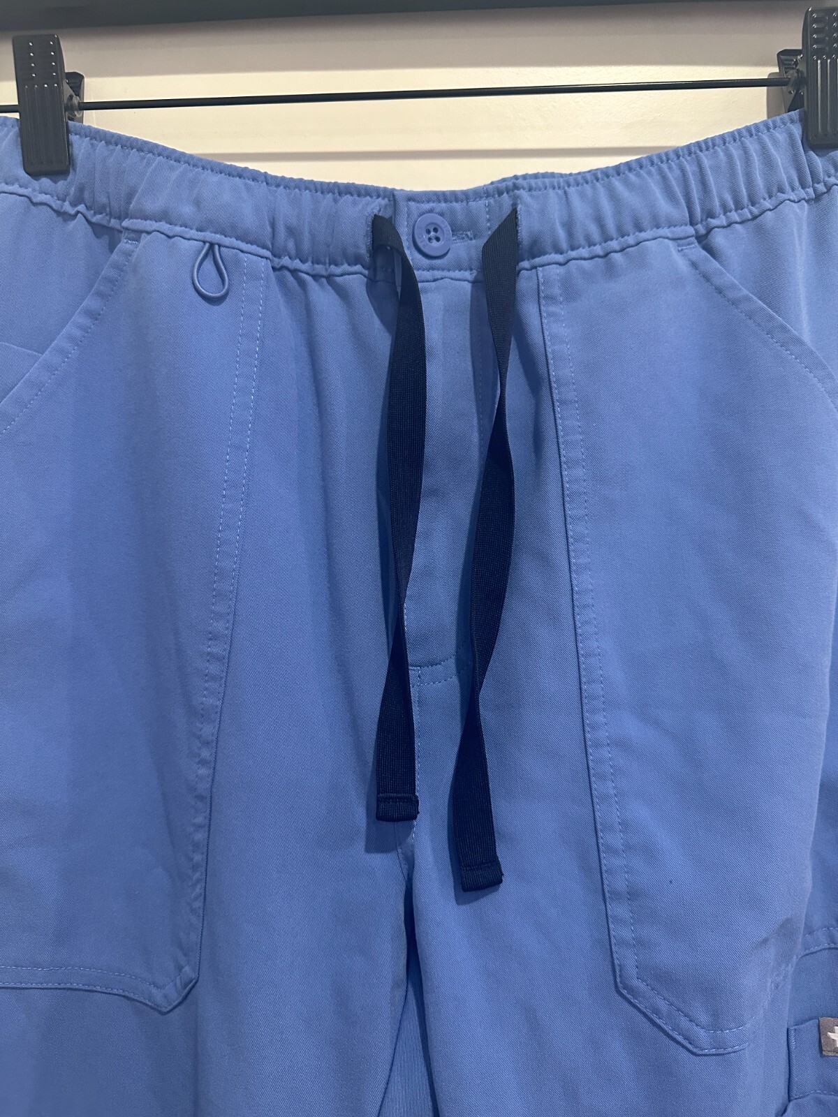 Figs Technical Collection Women’s Solid Blue Scrubs Pants SZ S