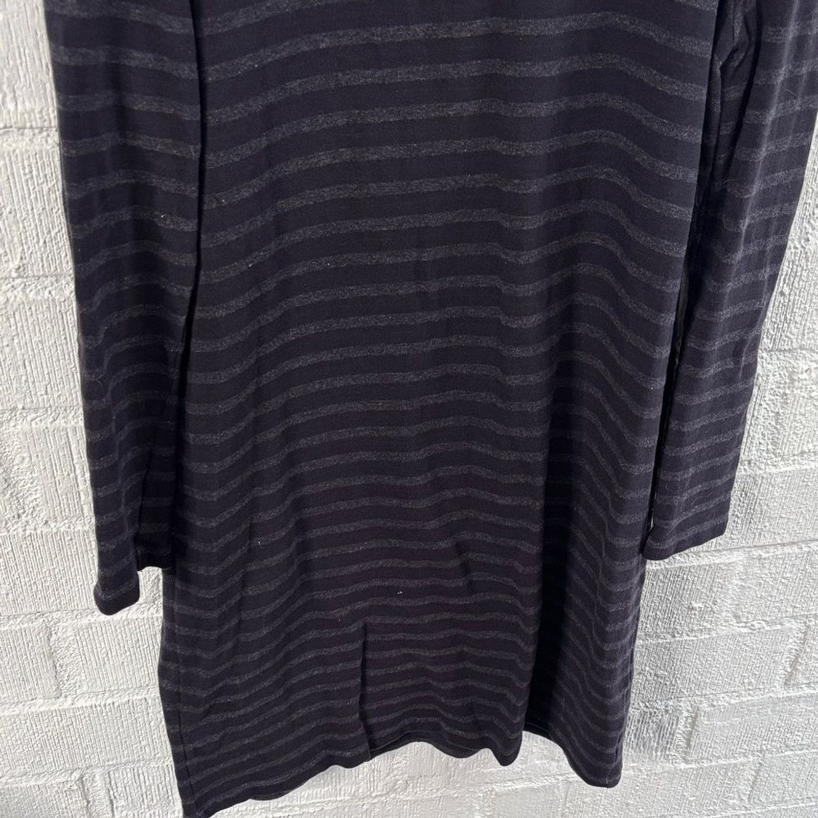 COS Striped Oversized Long Sleeve Dress sz L