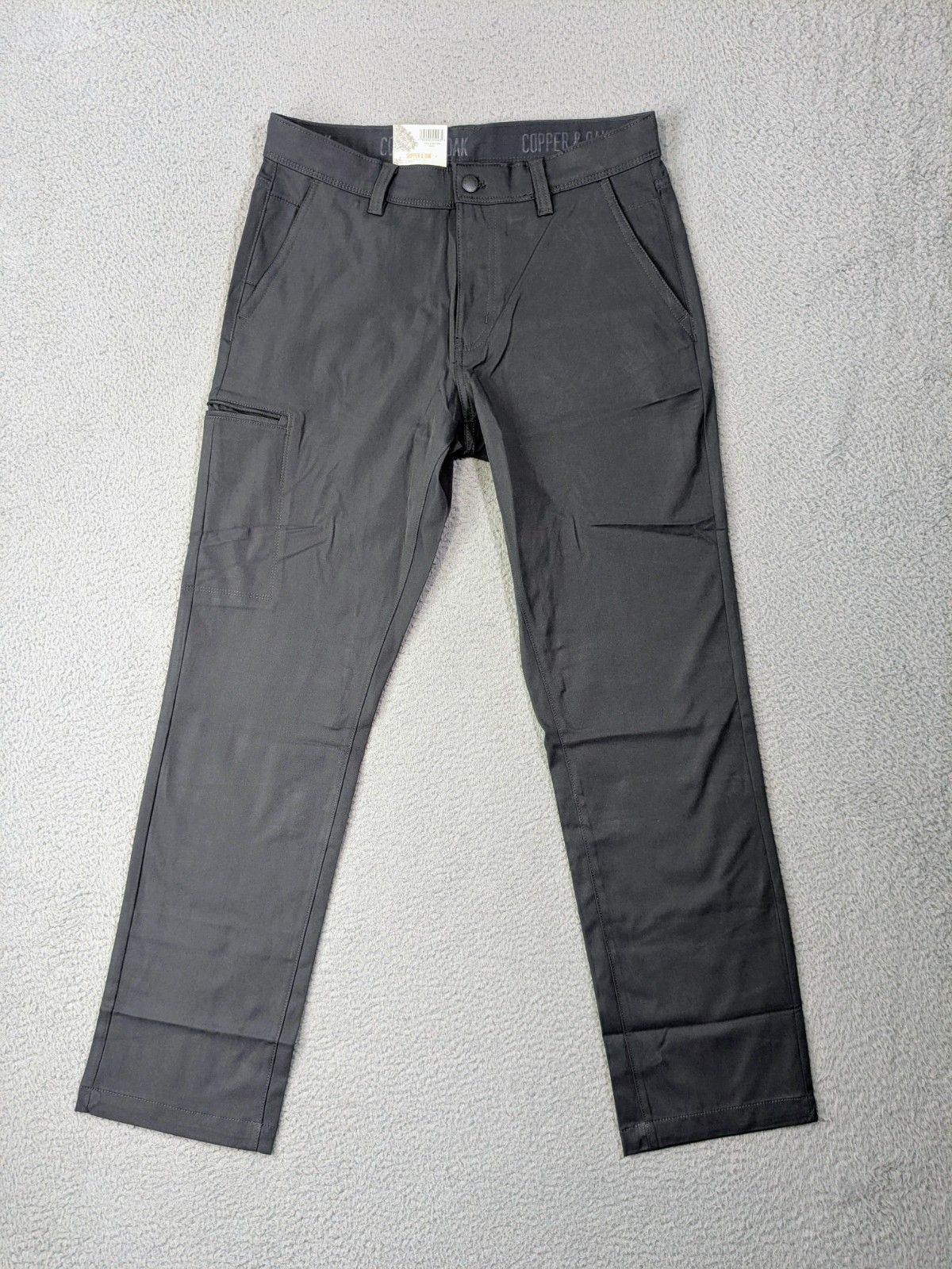 Copper and Oak Supply Co Pants Mens 32×32 Gray Tech Cargo Pocket Utility
