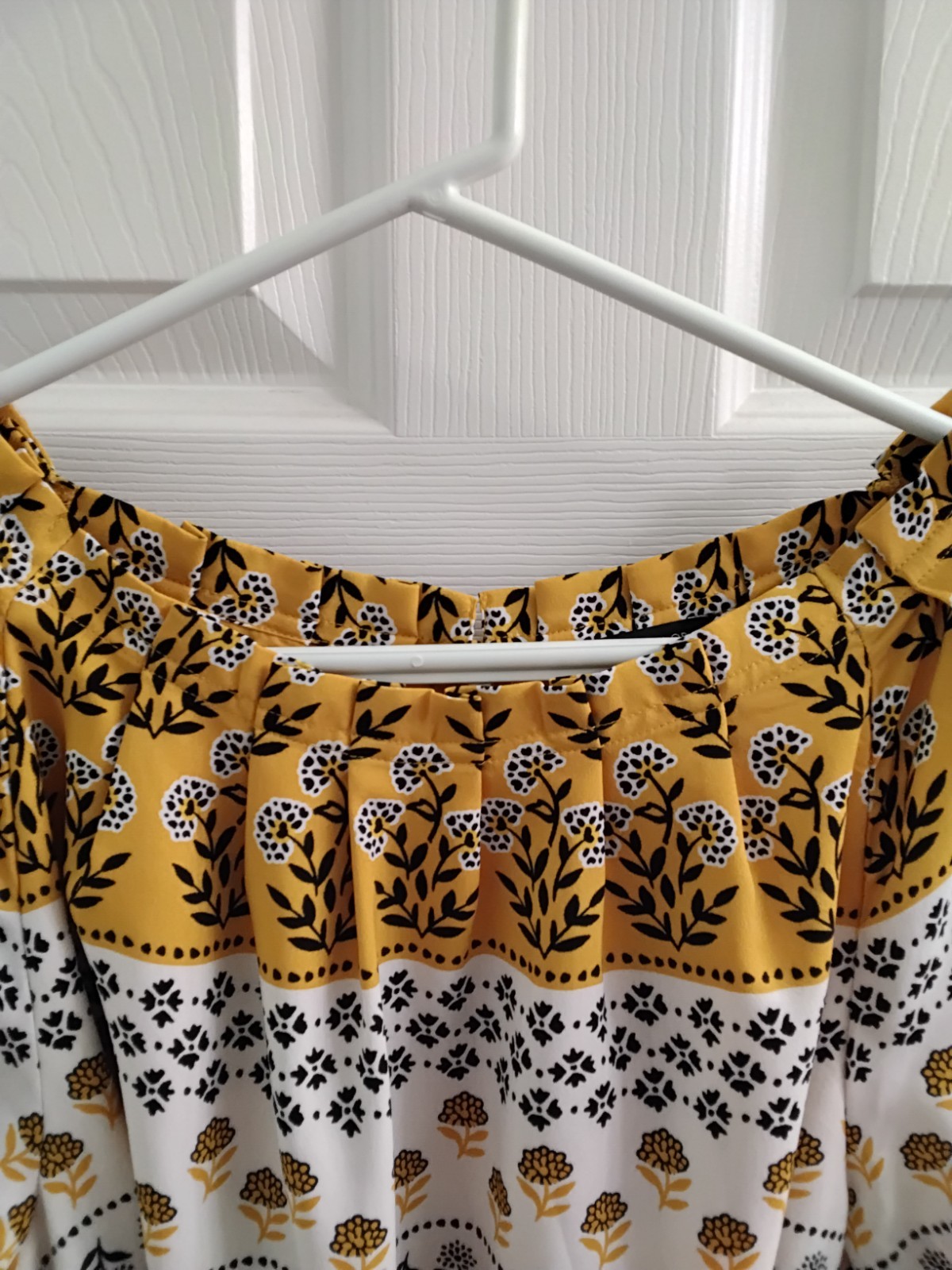 Ann Taylor Mustard Yellow Multi Floral Tie Waist Dress Women M