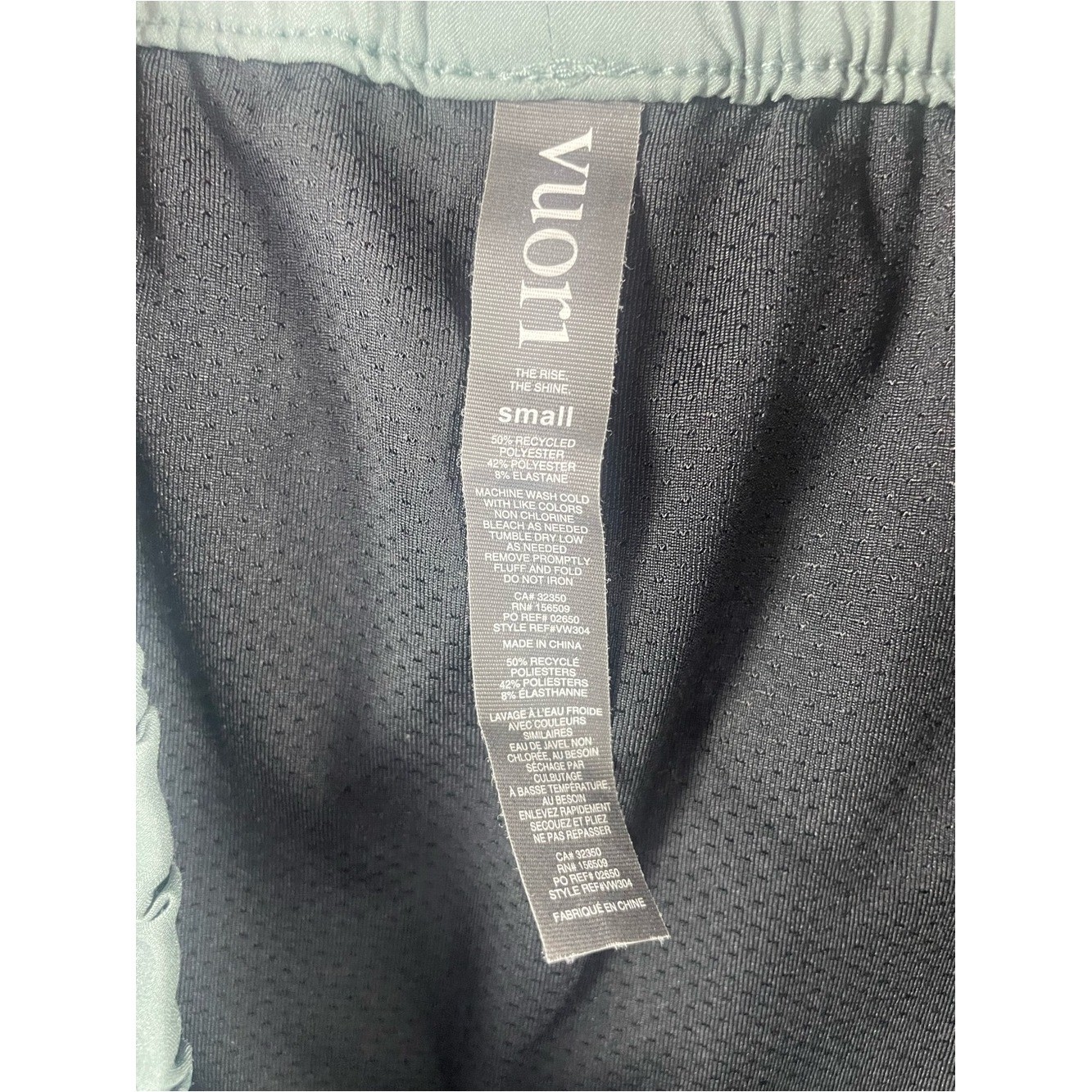 Vuori White Ribbed Racerback Crop Tank