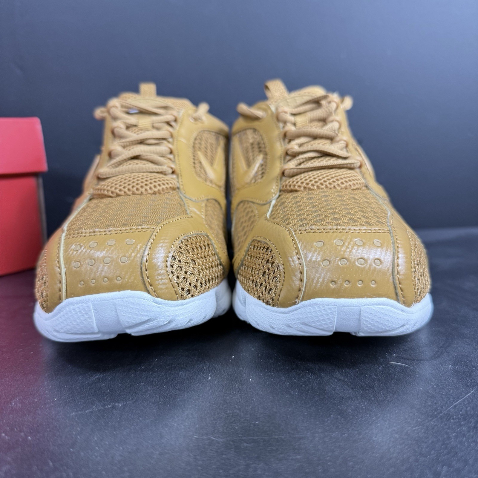 Nike Air Zoom Spiridon Cage 2 Men’s Size 11 Wheat/White-Sail HQ3552-799 Sneakers