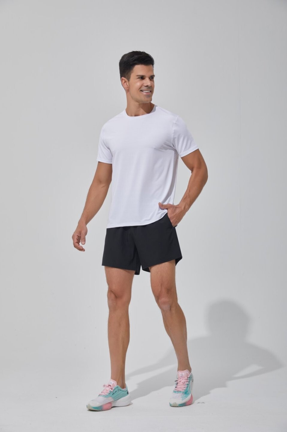 Men’s Short Sleeve UPF 50+ Sun Protection Shirts Quick Dry Rashguard Gym Shirt