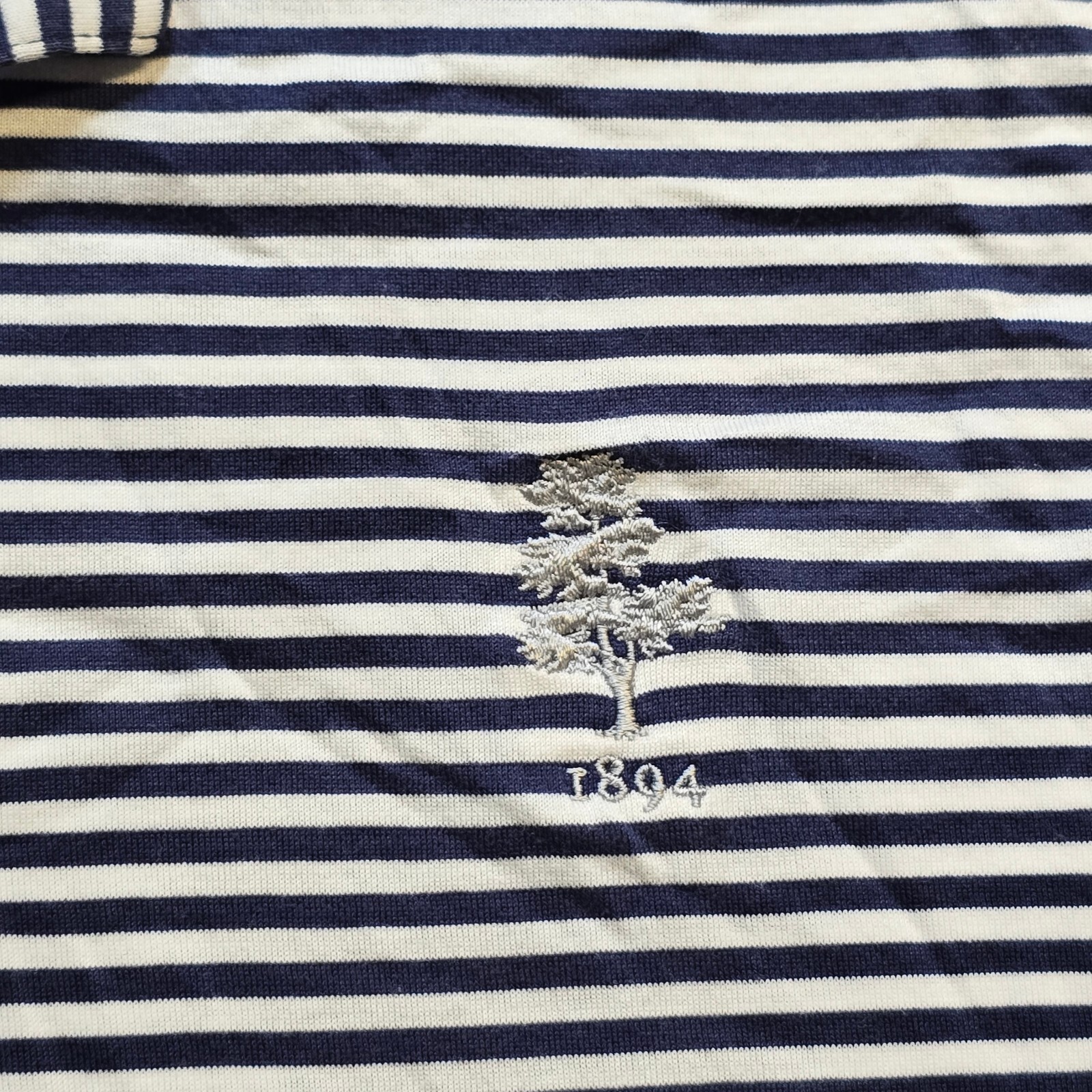Peter Millar Shirt Mens XL Blue Striped Short Sleeve Stretchy Golf Polo Casual