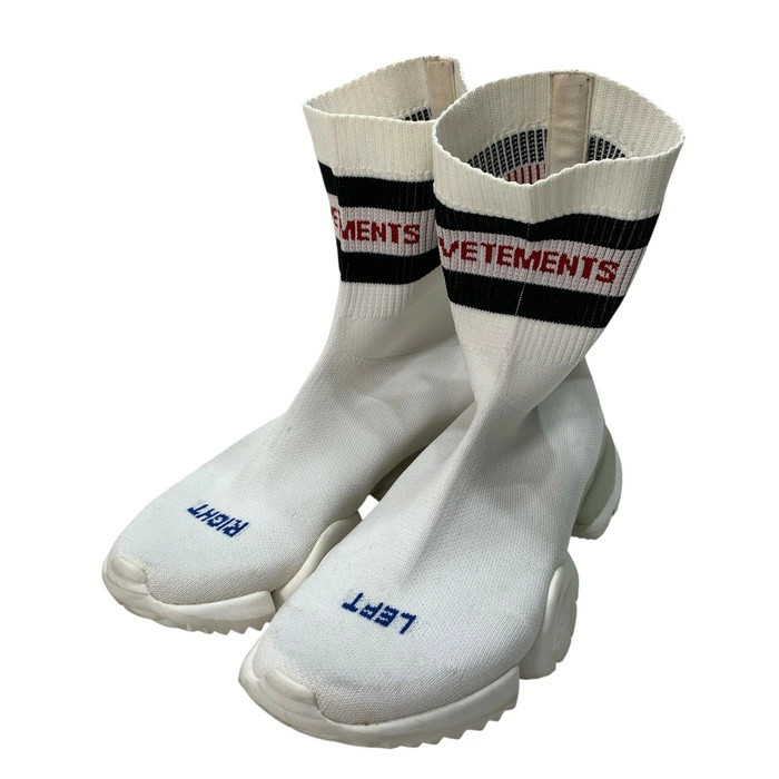 Men’s Vetements Reebok Ss Crew Sock Runner Sneakers Shoes 162 251005 Gm 07 GdC07