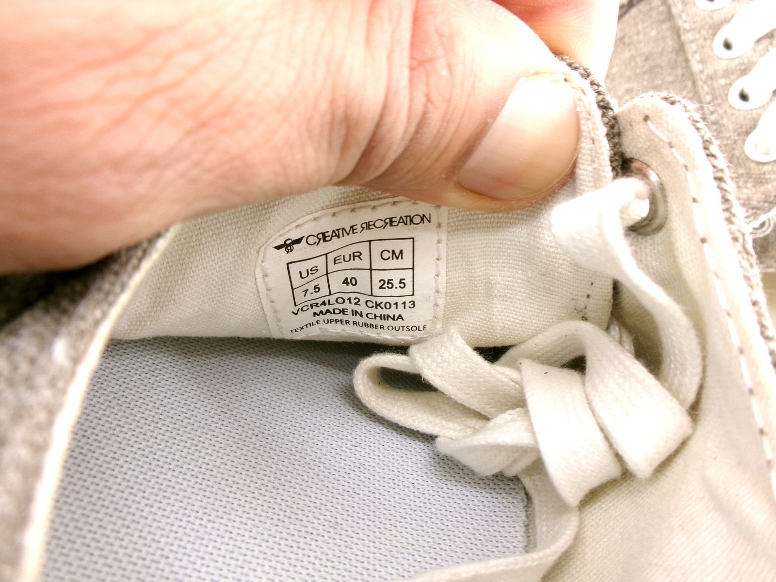 Creative Recreation Shoes Cesario Lo Brown Sneaker Size 7.5