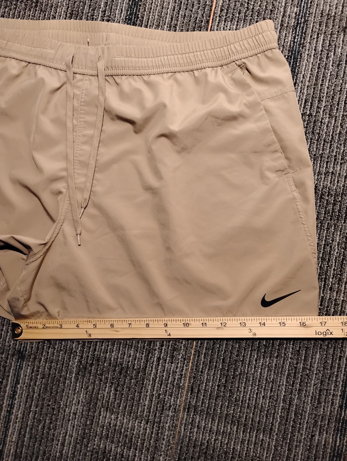 Nike Dri-Fit Form Unlined Versatile Shorts- Men’s Size 3XL Desert Khaki 5 Inseam