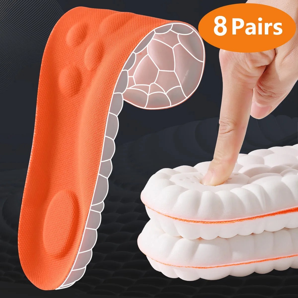 Original Stepprs Comfort Shoe Insoles Steppers Cloud Soles for Men Women US SIZE