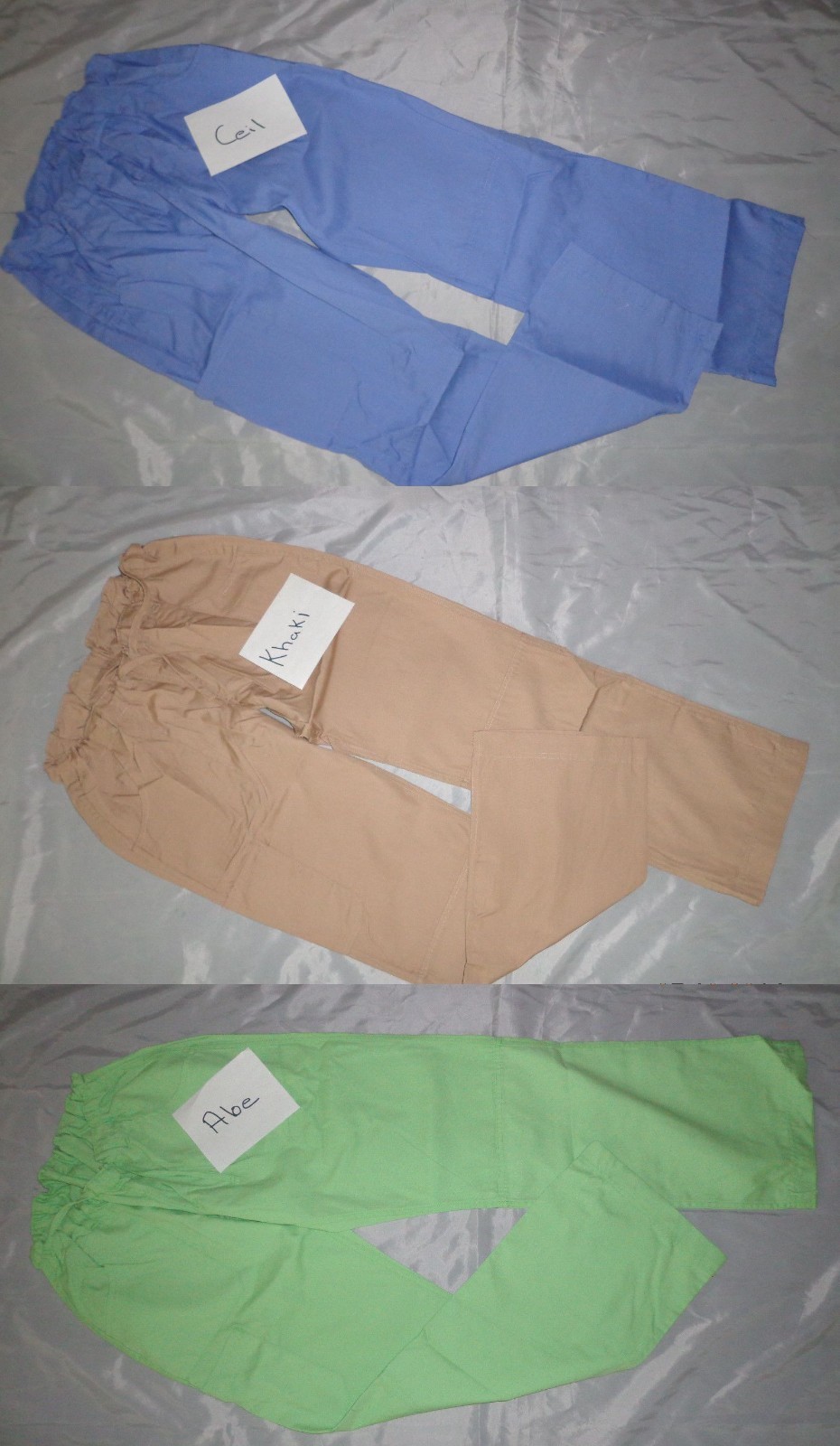 UA Scrubs Women Cargo Scrub Pant 6 Pocket Elastic Drawstring Style 7232 Small