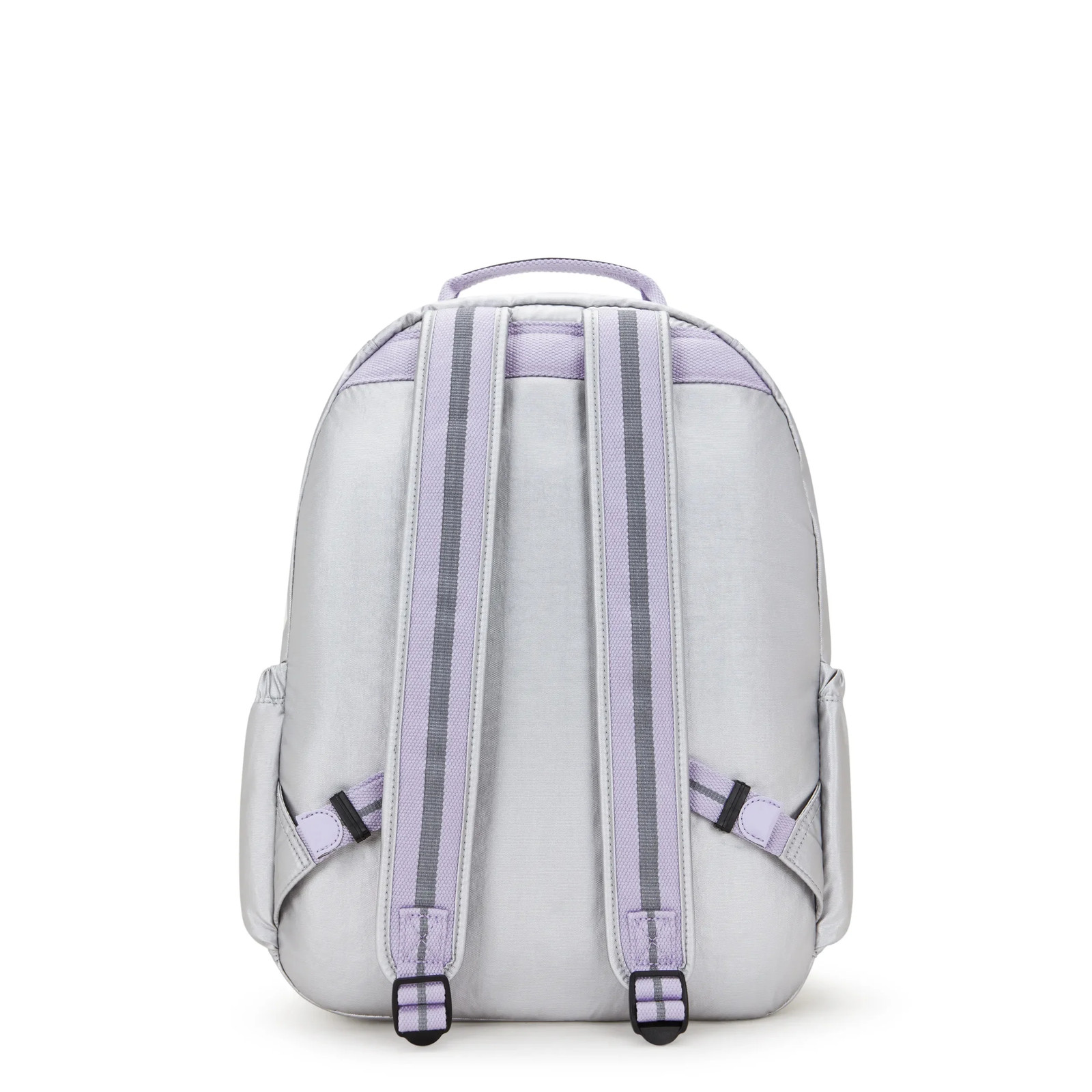 Kipling Seoul Large 15″ School Laptop Metallic Backpack Met Zip Pockets