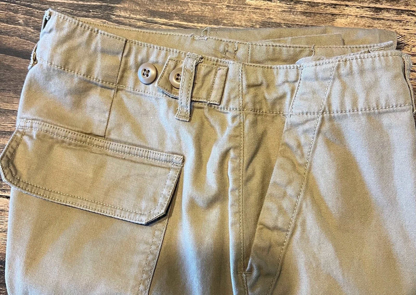 Universal Thread High-Rise Wide-Leg Cargo Pants in Khaki