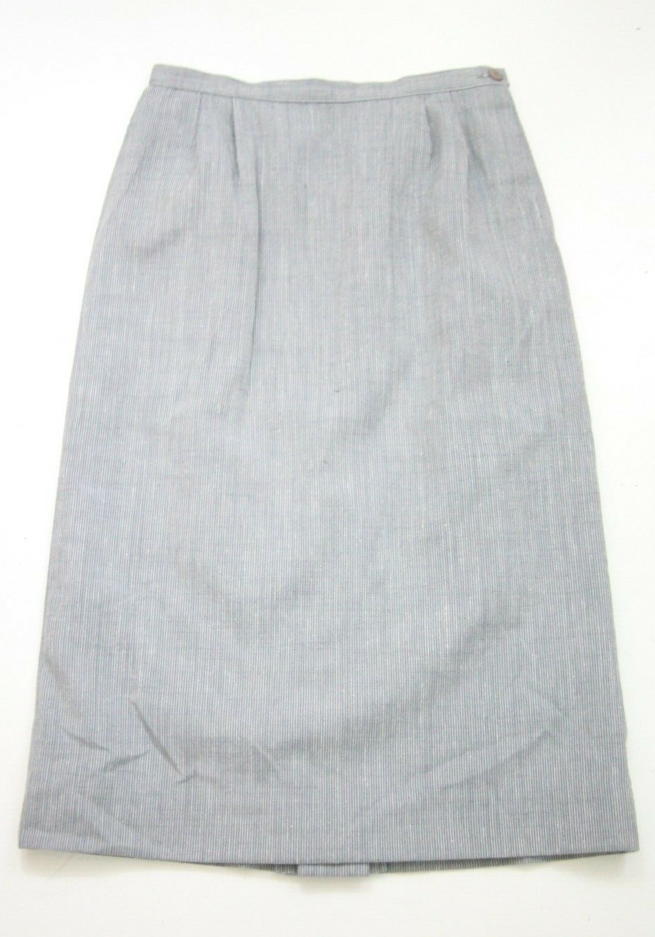 Pendleton Gray Womens Dress Skirt Womans Size 10 Ten 28″ Waist X 30″ Length B12