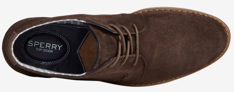 Sperry Newman Chukka Men’s Boots Dark Brown Suede NWOB Choose Your Size