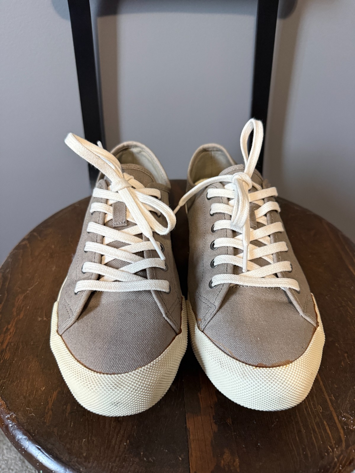Seavees Womens Light Gray Monterey Sneaker Size 10