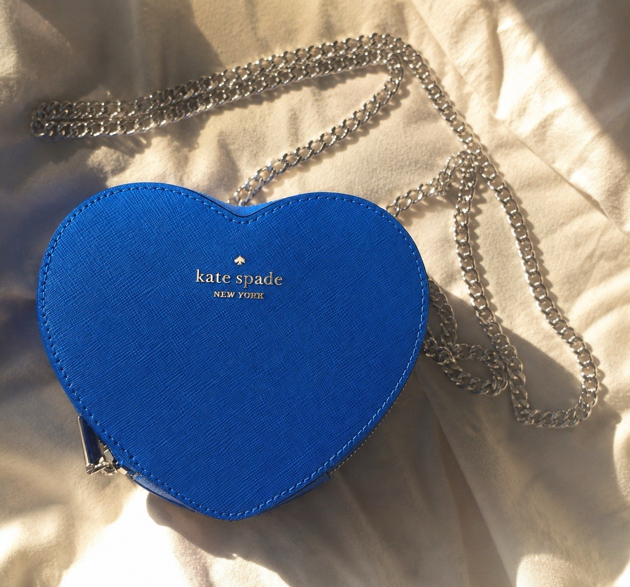 kate spade new york love shack mini crossbody purse blue