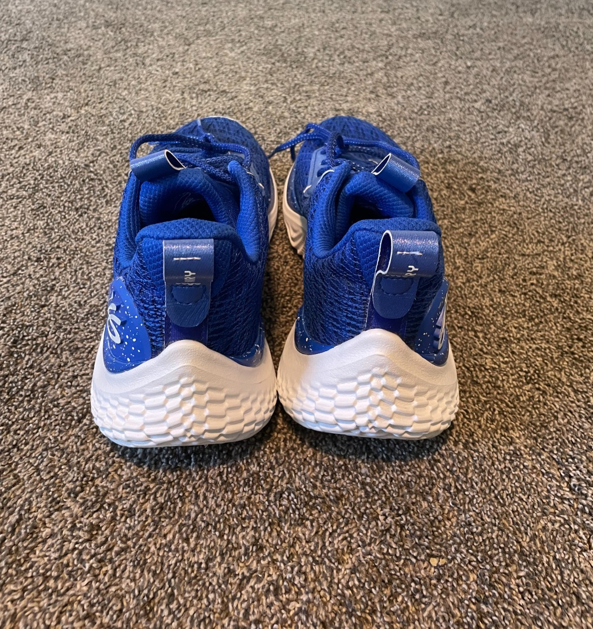 curry 10 flow team royal blue size 11.5