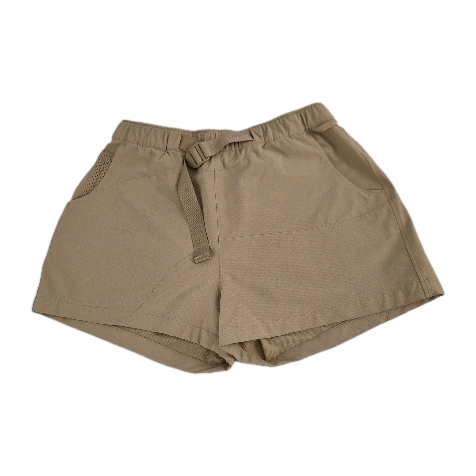Outdoor Voices Rectrek Hiking Shorts Womens Large x 2.75″ Beige Belted Pull On