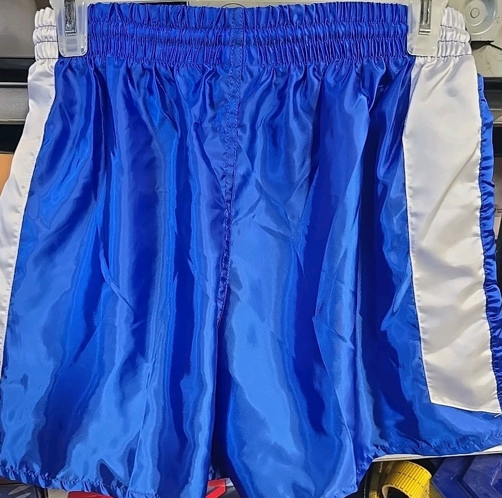 Union Jacks Soccer Shorts/ Blue/White/Adult Size Medium/100% Nylon/