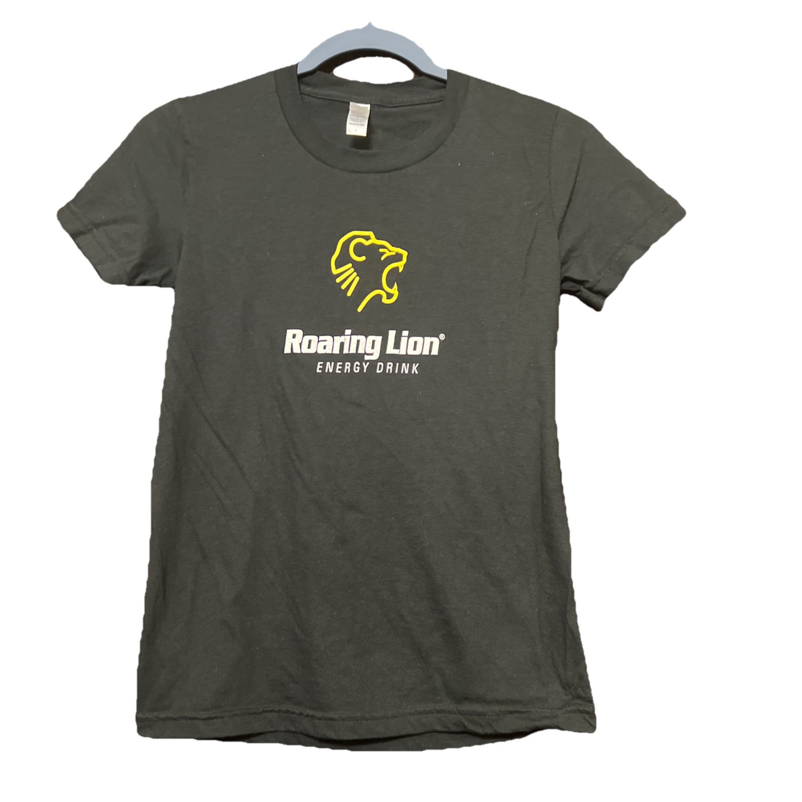 NEW (Roaring Lion Energy Drink ) Juniors Small T-Shirt / Black