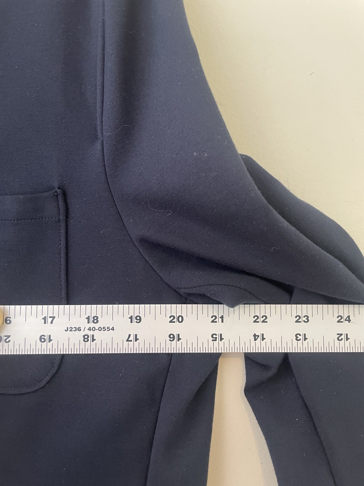 Patrick Assaraf Blazer Mens Sz XL Performance Stretch NAVY BLUE Deconstructed