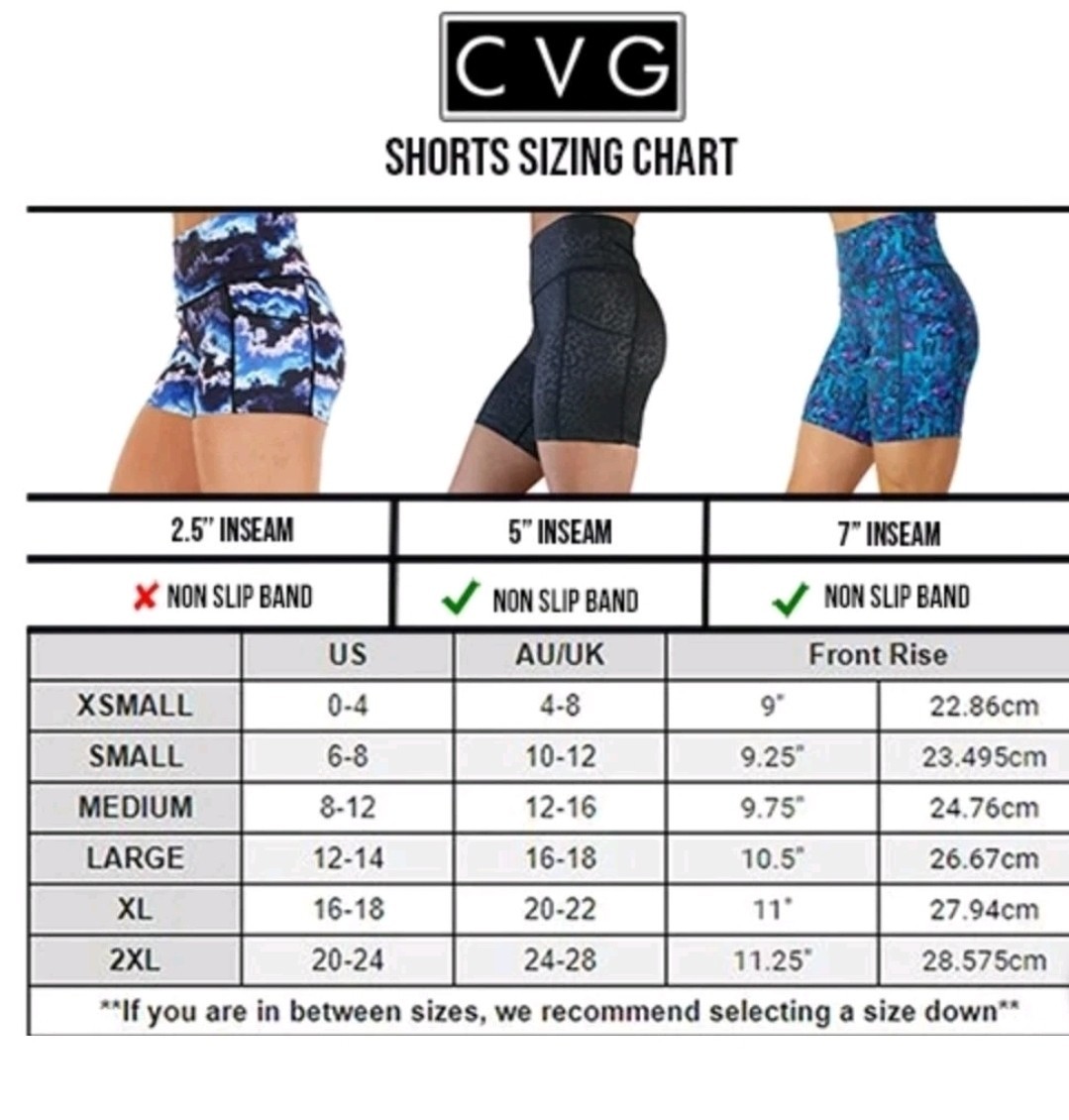 *BUNDLE* CVG (Constantly Varied Gear) 7″ High Waist Squat Proof Shorts, WomenXS
