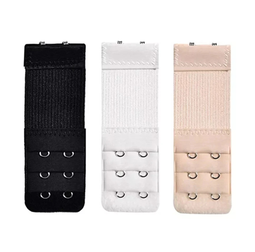 Bra Extender 3-Row (2/3/4 Hook) – Adjustable for Maternity Strapless & Tight Bra