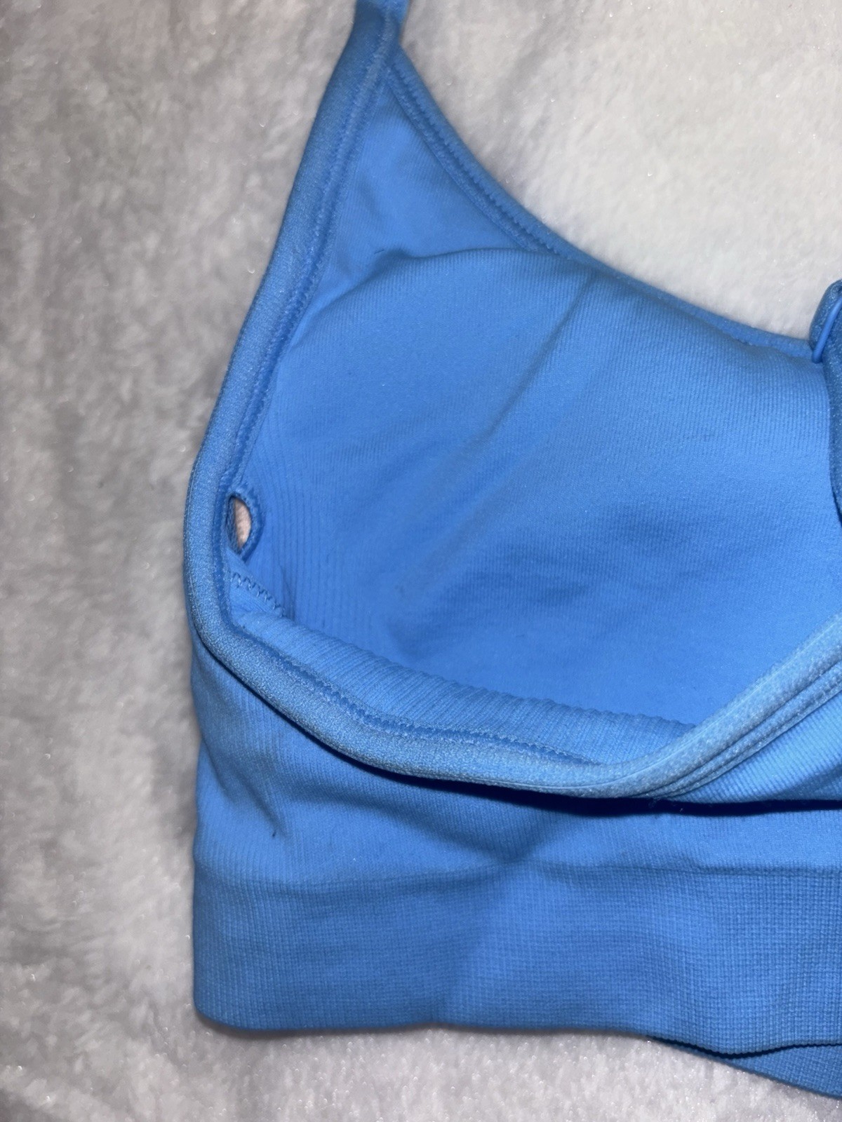 Fabletics Blue Sports Bra Size Unknown