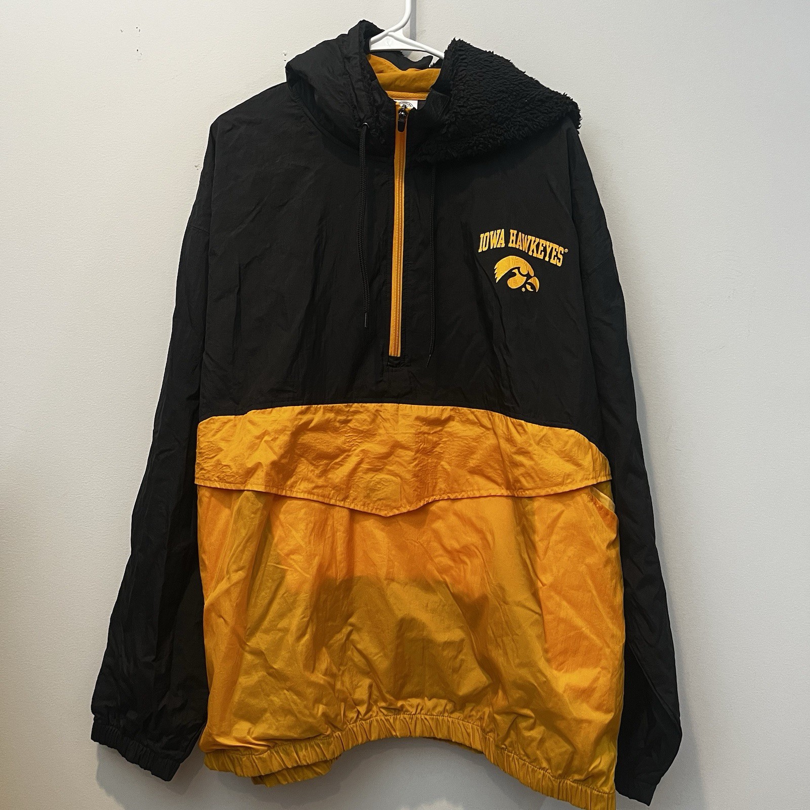 Rivalry Threads 91 Iowa Hawkeyes Men Windbreaker Jacket Size 2XL