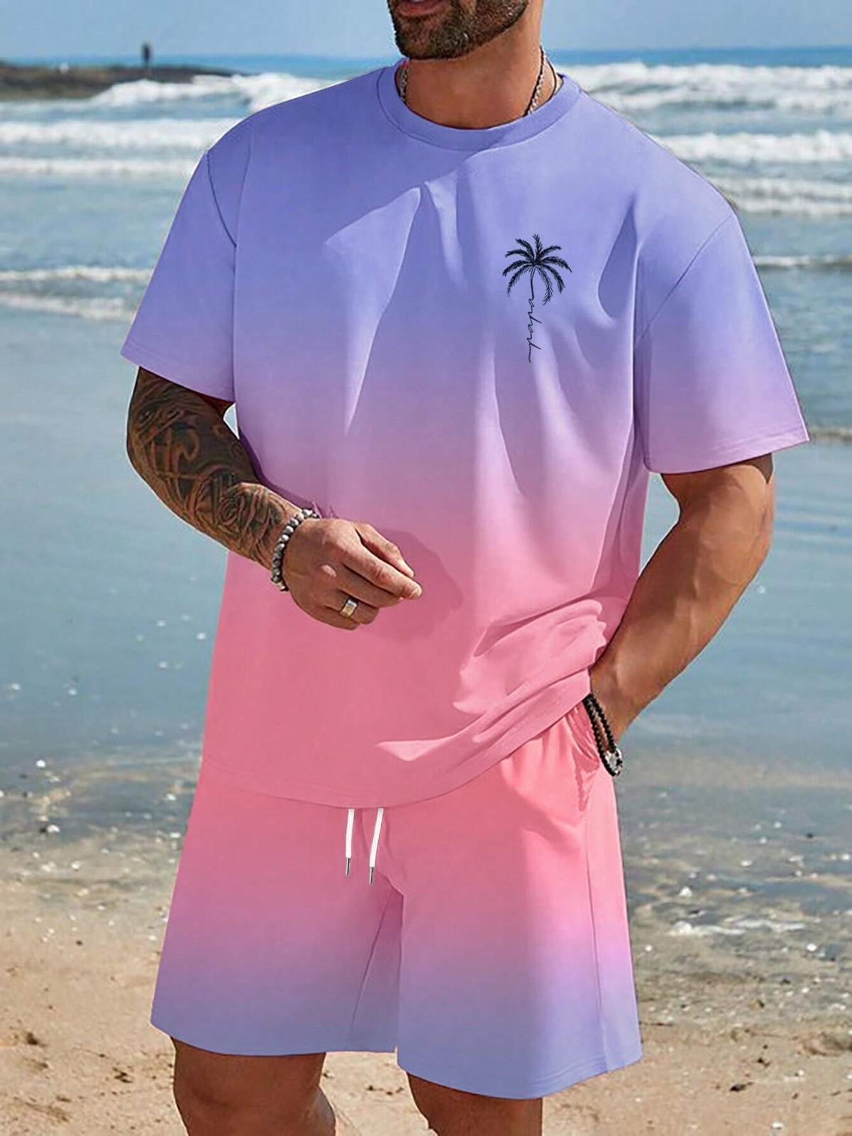 Men’s Short And Short Sleeve Set Up To 6X