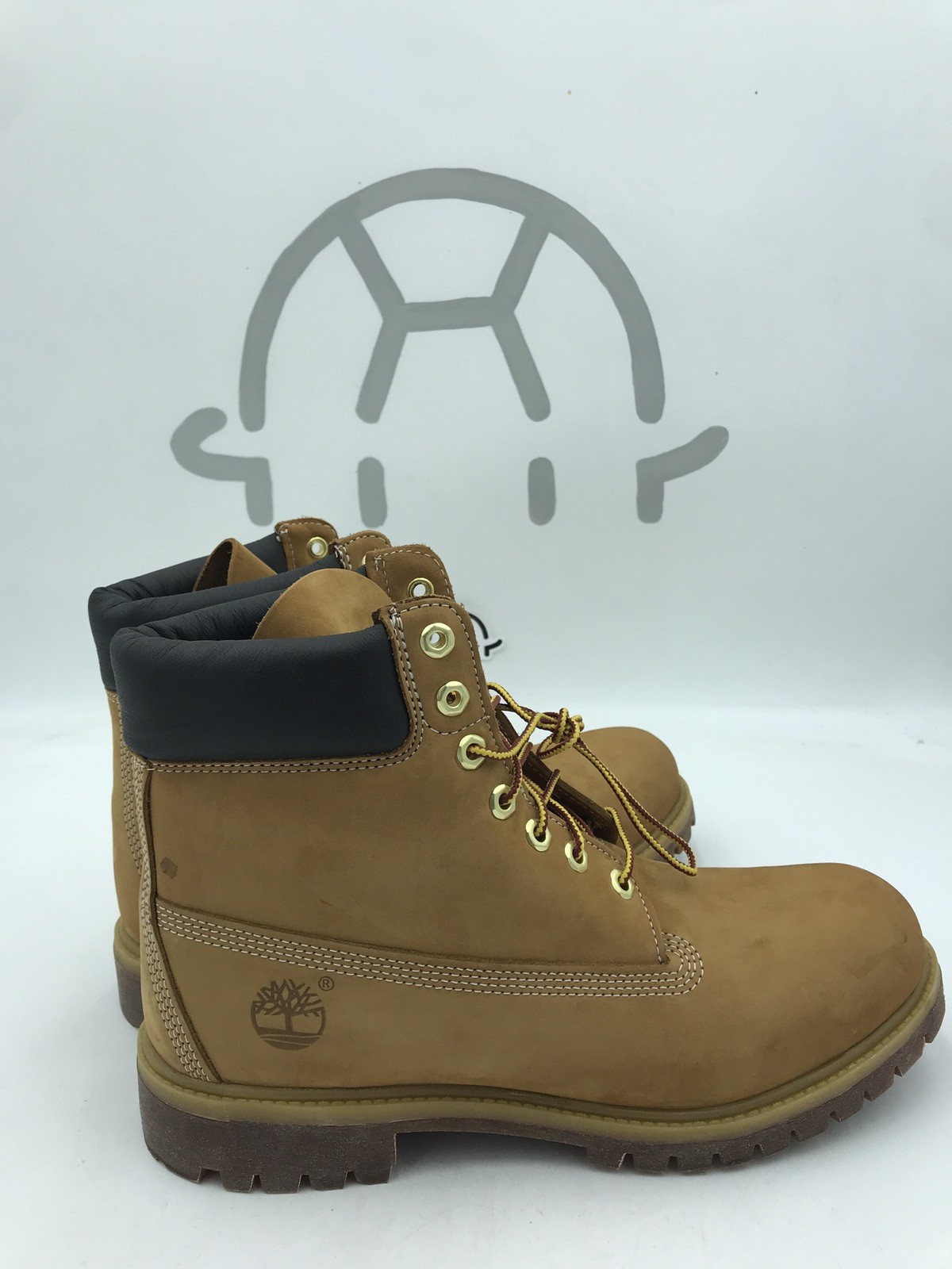 Timberland 6 Inch Boot Wheat Nubuck Size 10.5